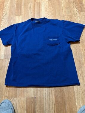 Simply Southern Men's Royal Blue Pocket Tee